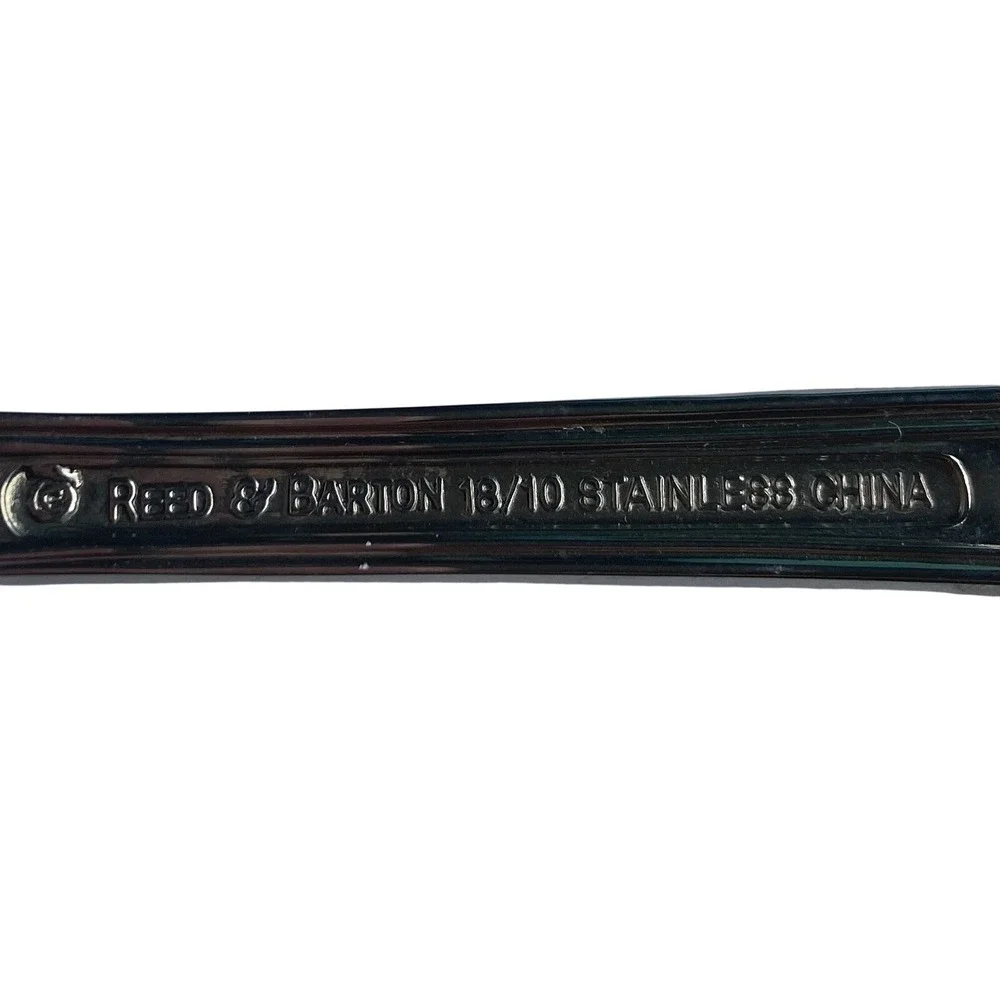 Reed & Barton 18/10 Stainless Steel Ornate Serving Set 15 Piece‎ Silverware